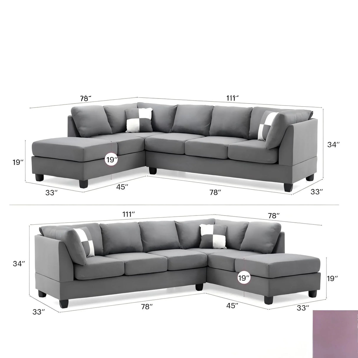 Malone - Comfort Sectional - Furniture Home Direct
