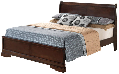 Sleigh Bed With Low Footboard - Furniture Home Direct