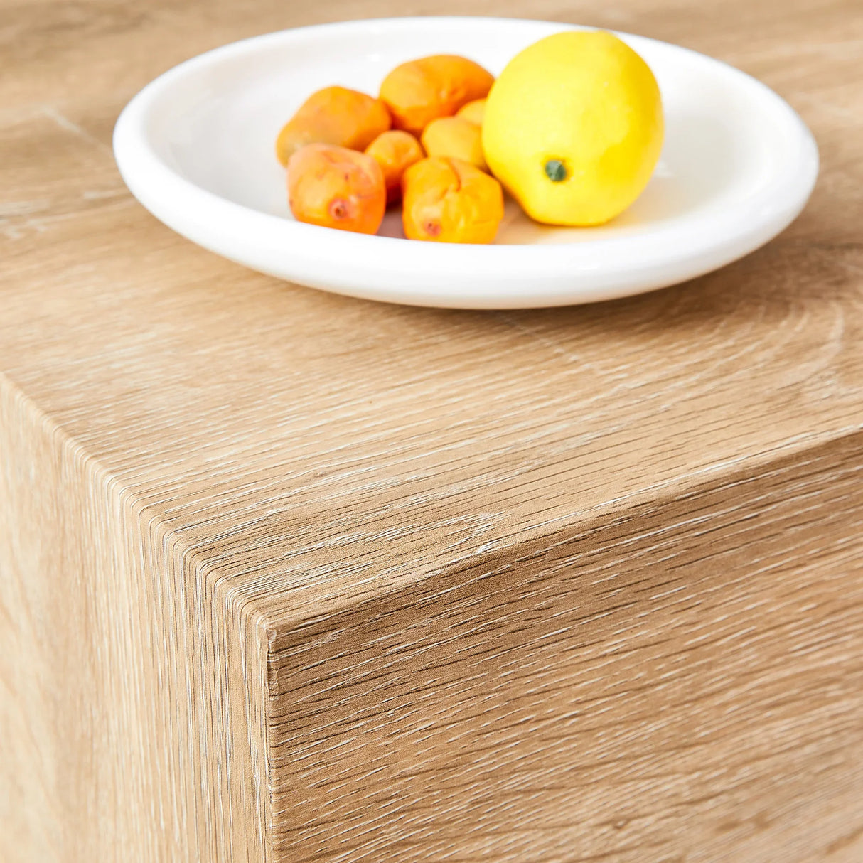 Coffee Table Modern MDF Sleek Contemporary Natural Wood - Furniture Home Direct
