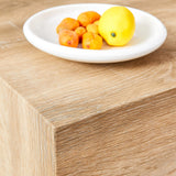 Coffee Table Modern MDF Sleek Contemporary Natural Wood - Furniture Home Direct