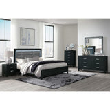 Carlos - 5 Pieces Queen Bedroom Set - Black - Furniture Home Direct
