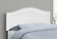 Full Size, Bed Headboard Only, Upholstered, Transitional - White - Furniture Home Direct