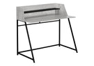 Computer Desk For Home Office, Laptop, Storage Shelves, Marble Look Contemporary & Modern - Furniture Home Direct