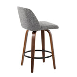 Toriano - Mid Century Modern, Counter Stool (Set of 2) - Furniture Home Direct