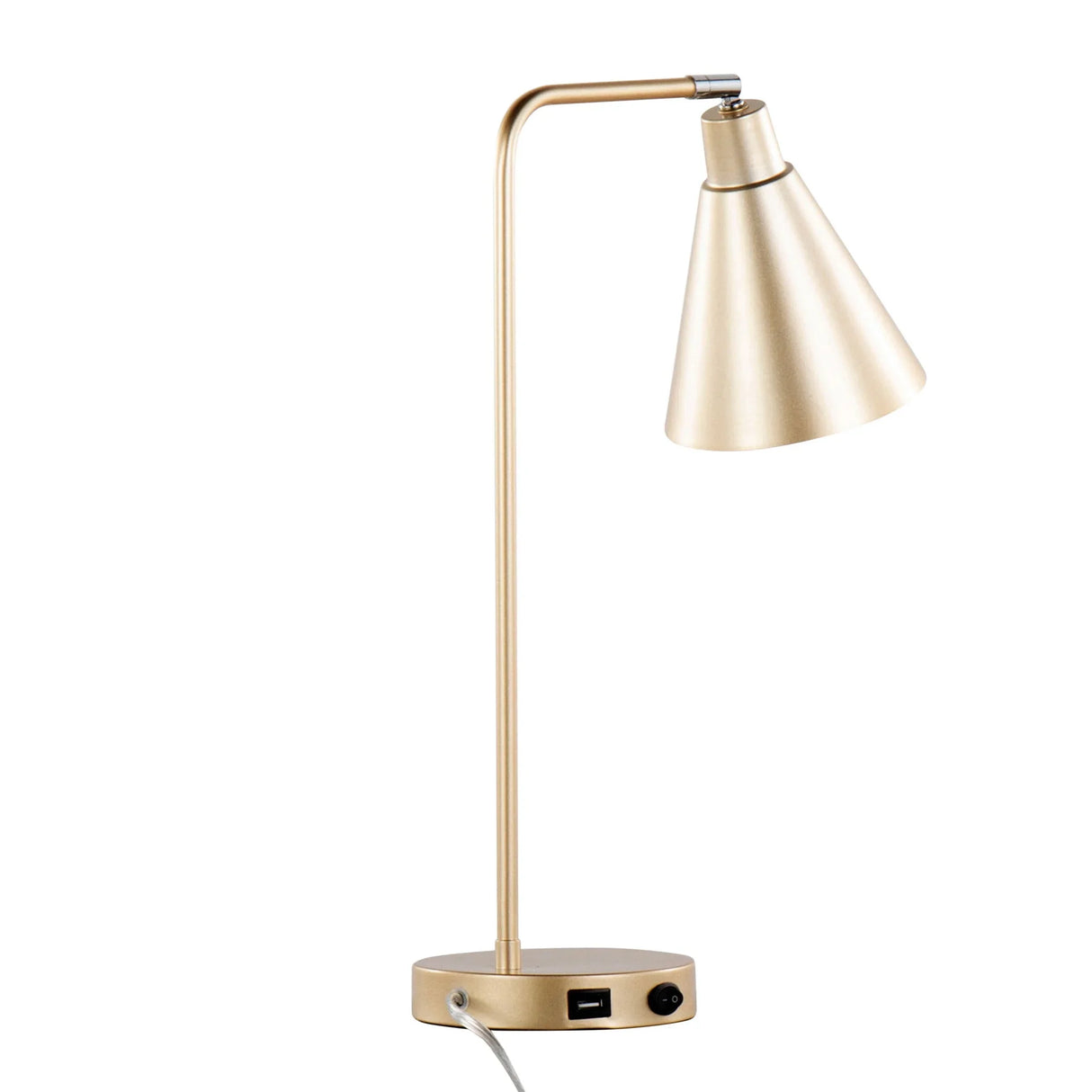 Pix - Contemporary Task Lamp Built In USB Port - Furniture Home Direct