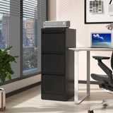 Steel Drawer Vertical File Cabinet With Lock For A4 Legal / Letter Size - Furniture Home Direct