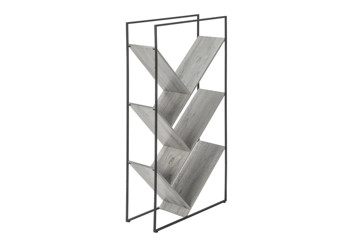 Bookshelf, Bookcase, Etagere, 3 Tier, Office, Contemporary & Modern - Furniture Home Direct