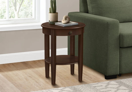 Accent Table, 2 Tier, Transitional - Espresso - Furniture Home Direct