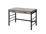 Disho - Weathered Writing Desk With USB - Oak - Furniture Home Direct