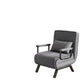 Convertible 5 In 1 Folding Chair Bed With Adjustable Backrest & Pillow Linen - Furniture Home Direct