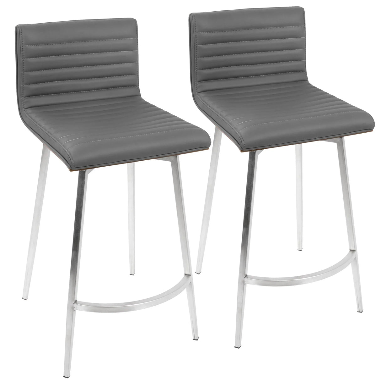 Mason - Contemporary Swivel Counter Stool (Set of 2) - Furniture Home Direct
