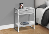 Accent Side Table, Storage Drawer, Spacious Tabletop - Furniture Home Direct