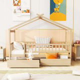 House Bed With 2 Drawers - Furniture Home Direct