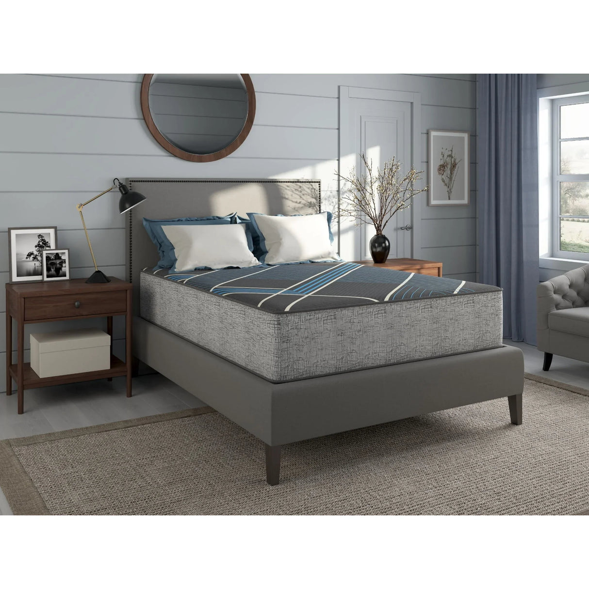 Tempagel - 13" Plush Mattress With Cooling Technology - Furniture Home Direct