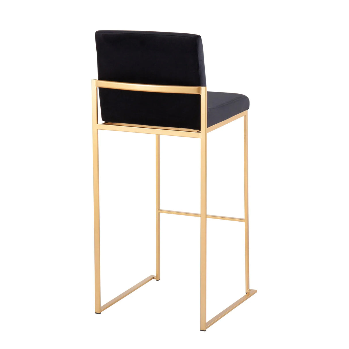 Fuji - Contemporary Design High Back Barstool (Set of 2) - Furniture Home Direct