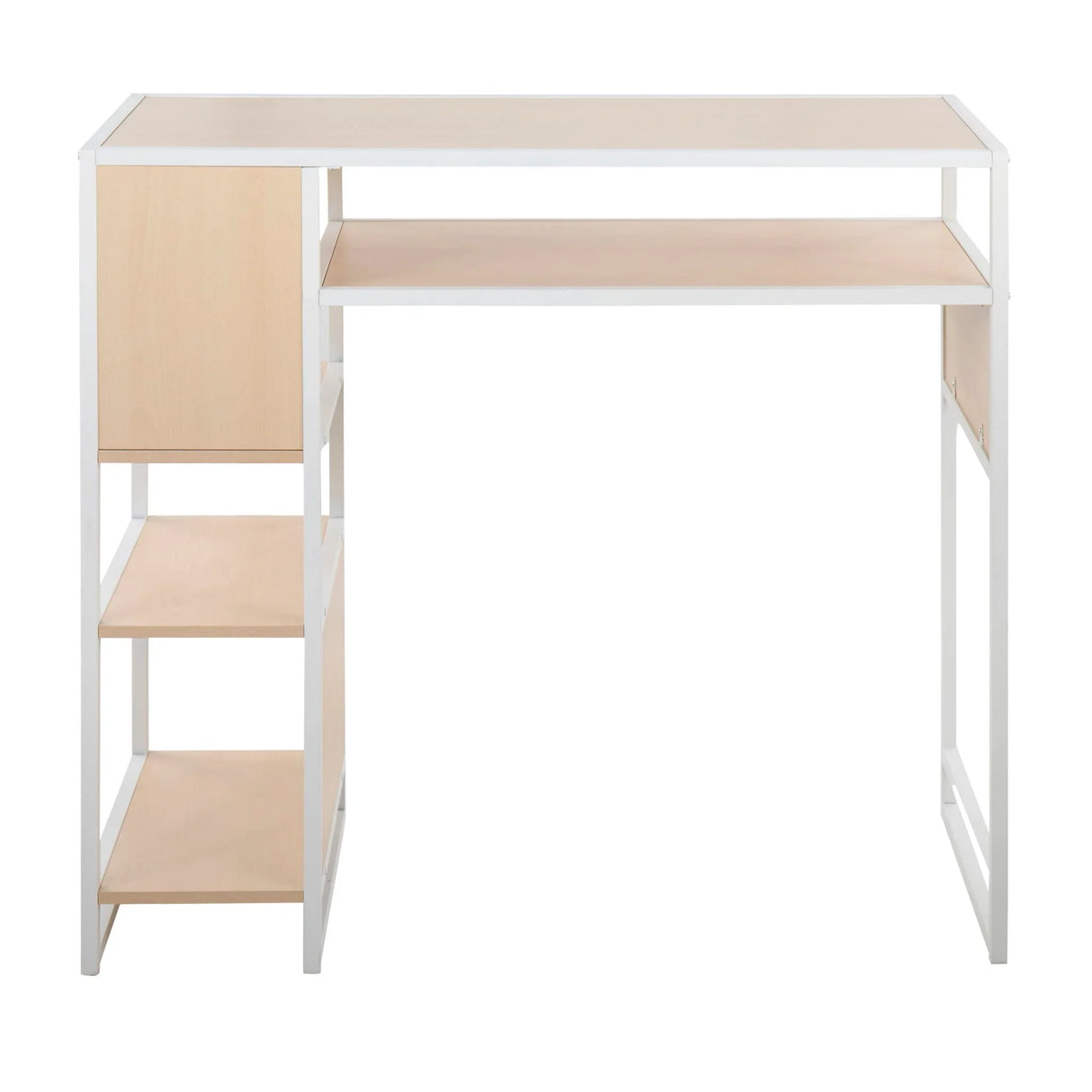 Display - Farmhouse Bar Height Table With Storage Space - Furniture Home Direct
