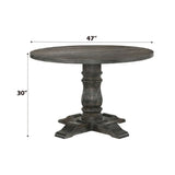 Leventis - Weathered Dining Table - Gray - Furniture Home Direct