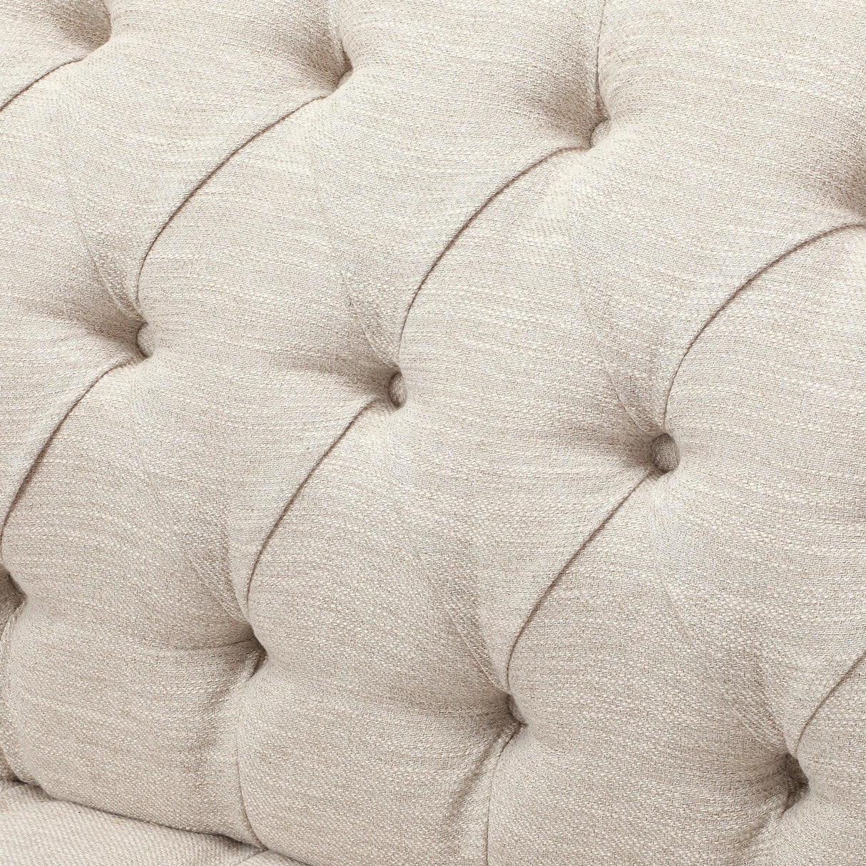 Sturdy Velvet Sofa - Beige - Furniture Home Direct