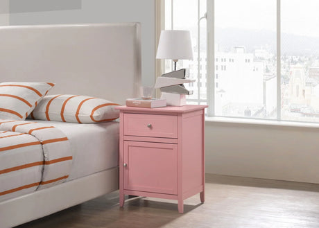 Izzy - 1 Drawer /1 Door Nightstand - Furniture Home Direct