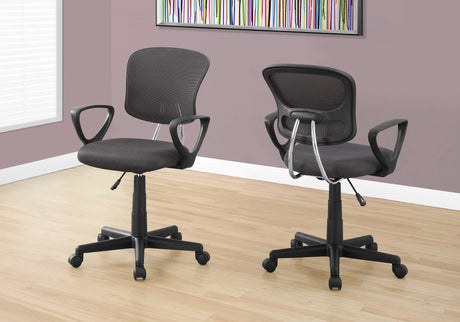 Office Chair, Adjustable Height, Swivel Ergonomic, Armrests, Contemporary - Furniture Home Direct