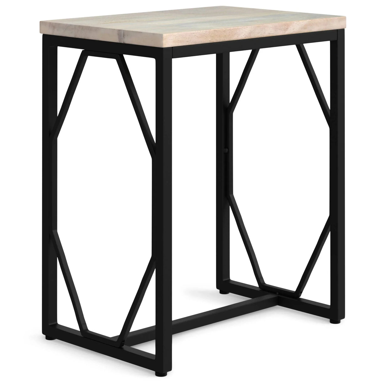 Selma - Handcrafted Metal And Wood Accent Table - Furniture Home Direct