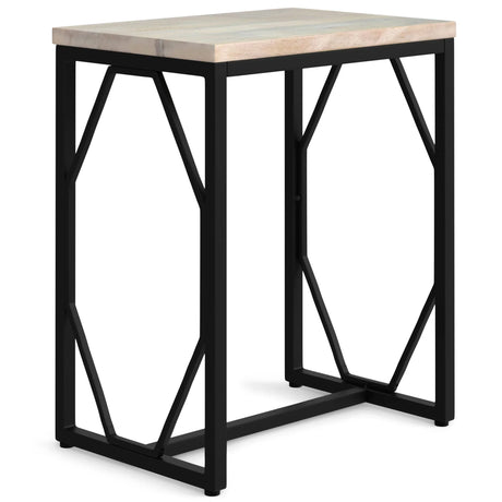 Selma - Handcrafted Metal And Wood Accent Table - Furniture Home Direct