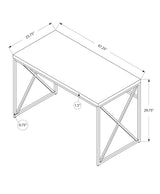 Computer Desk For Home Office, Laptop, Glossy Contemporary & Modern - Furniture Home Direct