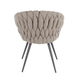 Matisse - Braided Contemporary Chair - Furniture Home Direct