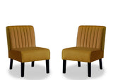 Reese - Mid-Century Modern Accent Chairs With Minimalist Design (Set of 2) - Furniture Home Direct