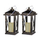 Menifee - Lantern With Led Candle (Set of 2) - Furniture Home Direct