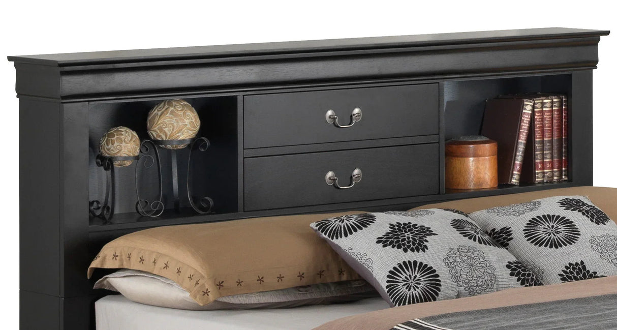 Louis Phillipe - Bookcase Storage Bed - Furniture Home Direct