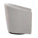 Oaklynn - Barrel Style Swivel Accent Chair - Furniture Home Direct