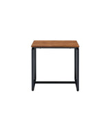 Jurgen - 3 Pieces Pack Coffee & End Set - Oak / Black - Furniture Home Direct