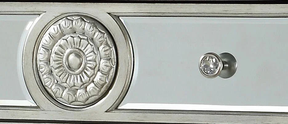 Varian - Mirrored Chest - Silver - Furniture Home Direct