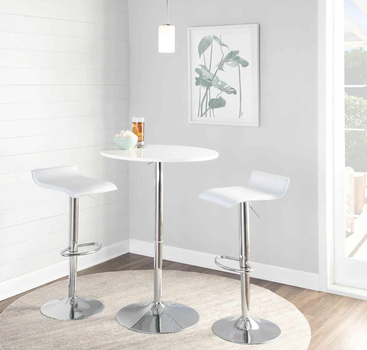 Elia - Contemporary Adjustable Bar Table - Furniture Home Direct