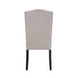 Gerardo - Linen Weathered Dining Chair (Set of 2) - Beige - Furniture Home Direct