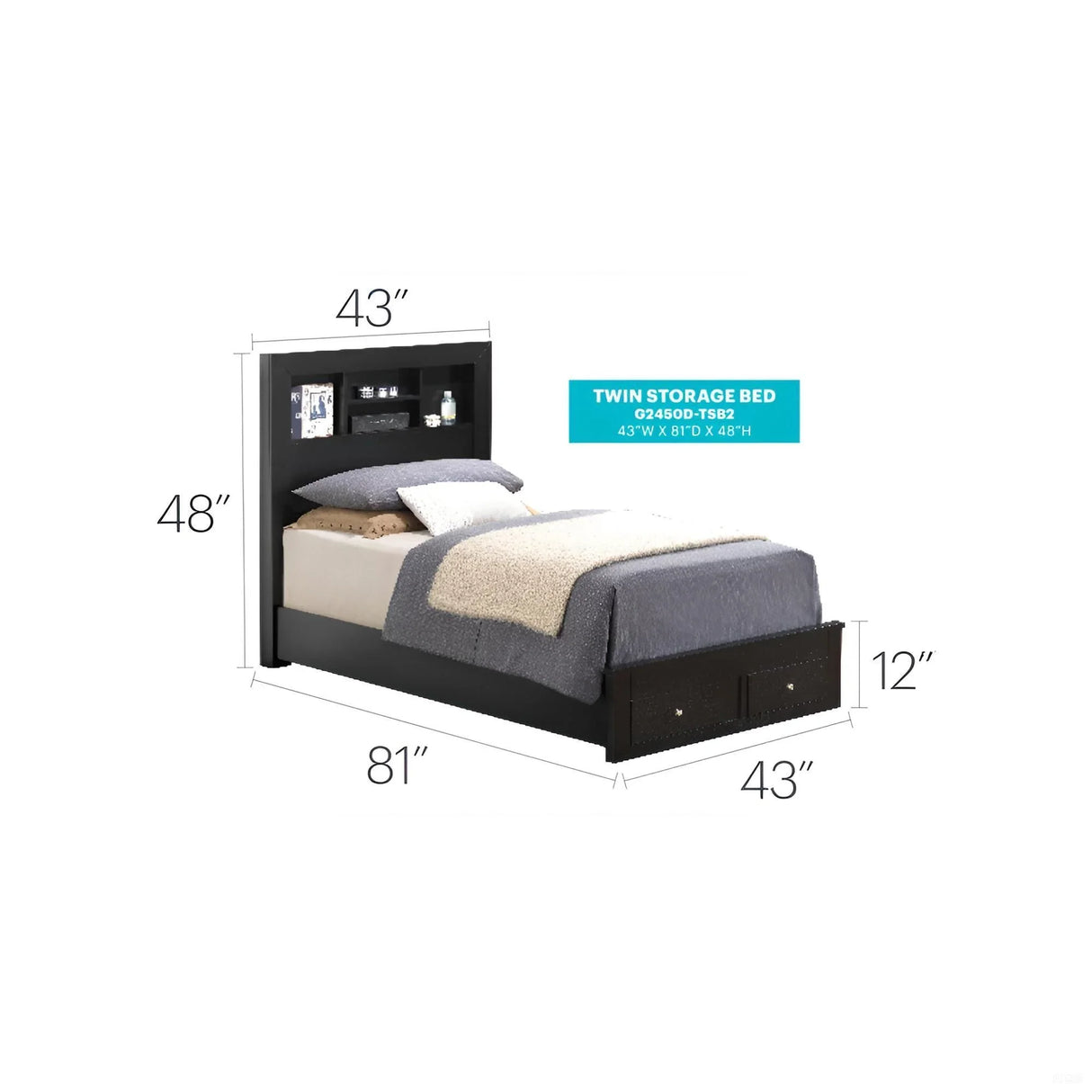 Stylish Storage Bed For Modern Spaces - Furniture Home Direct