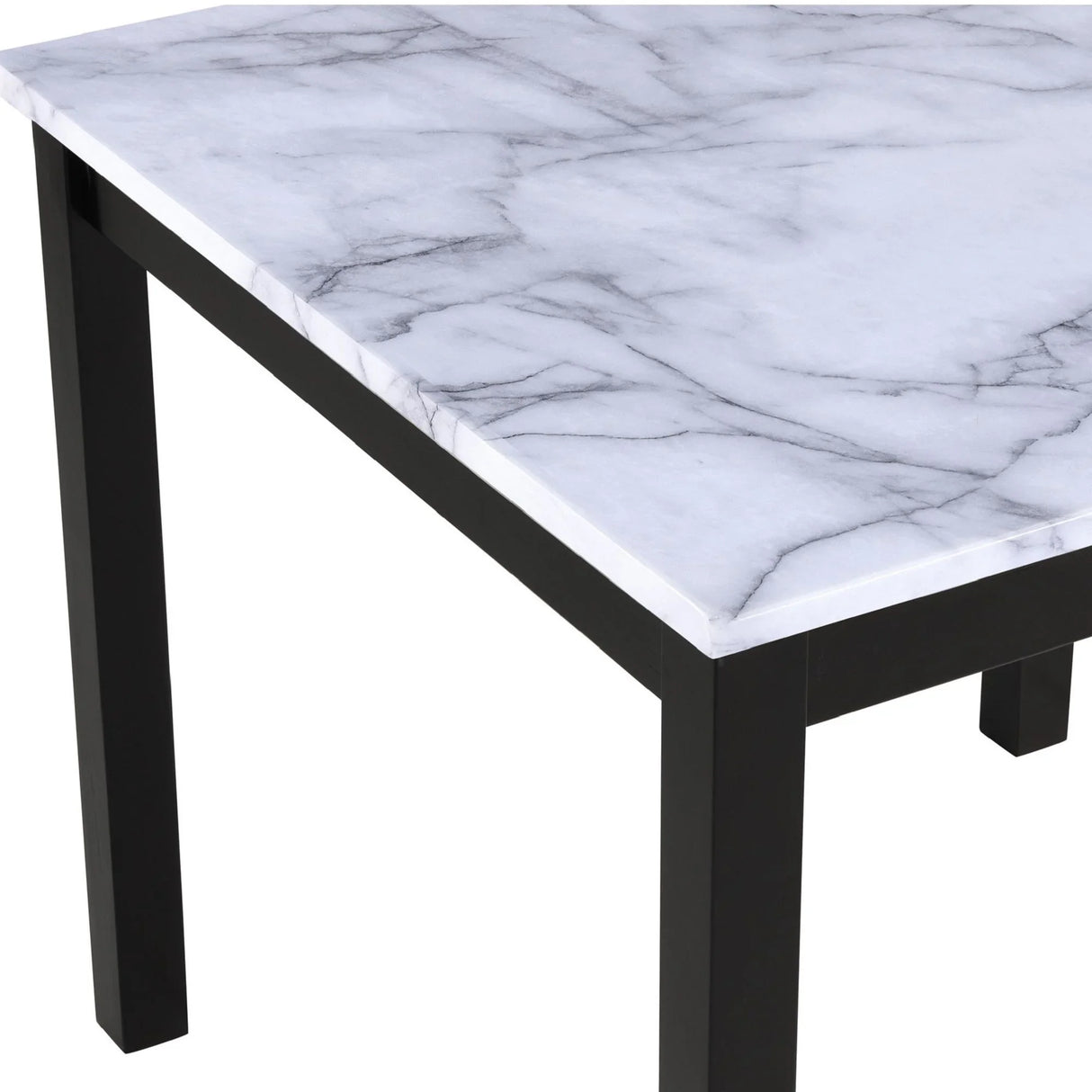5 Piece Counter Height Dining Set With Table And Upholstered Chairs - Furniture Home Direct