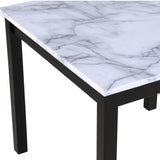 5 Piece Counter Height Dining Set With Table And Upholstered Chairs - Furniture Home Direct