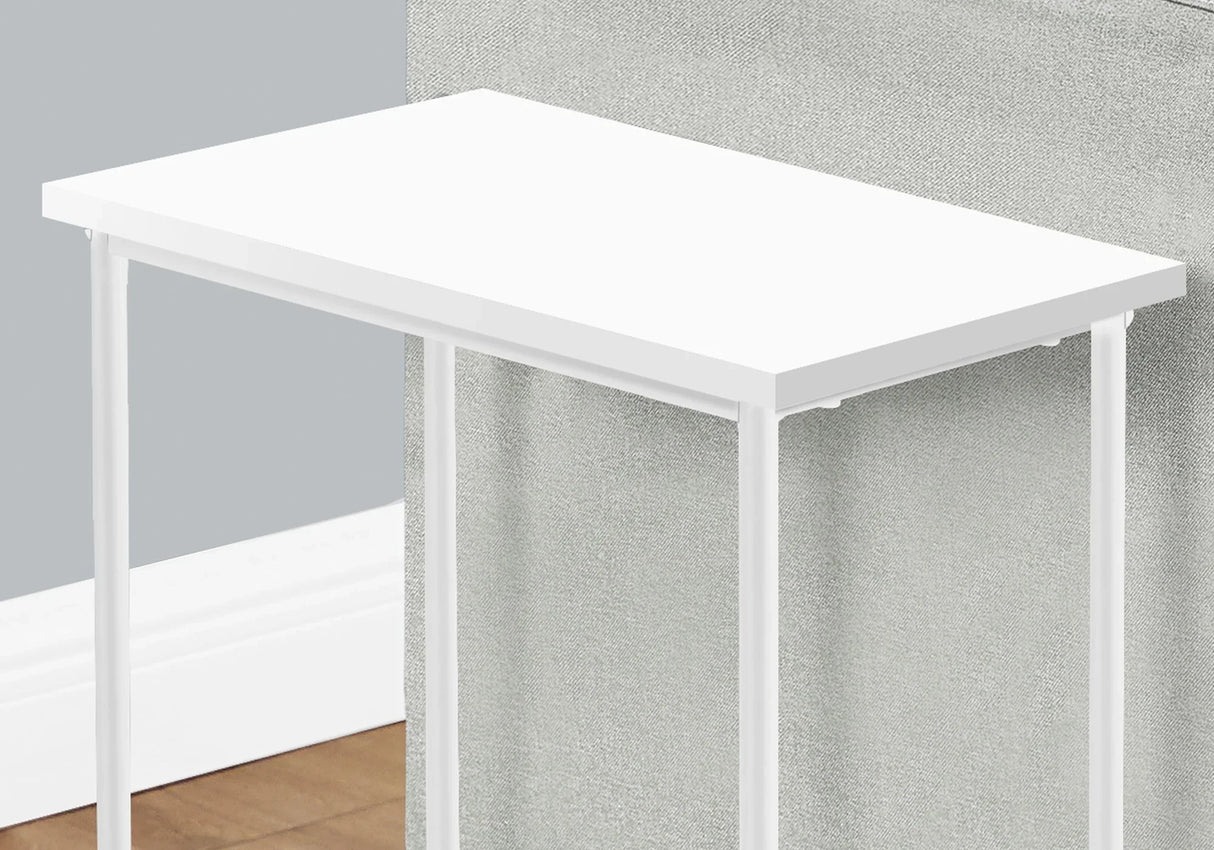 Accent Side Table, Narrow, Small, 2 Tier, Contemporary & Modern - Furniture Home Direct
