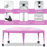 10'X20' Folding Canopy With 6 Removable Sidewalls Outdoor Event Shelter UPF 50+ Gazebo Portable Tents For Parties Beach Camping Wedding Ez Pop Up Canopy - Furniture Home Direct
