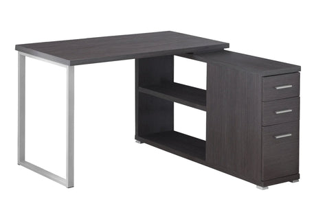 Computer Desk, Home Office, Corner, Left, Right Set - Up, Storage Drawers, L Shape, Laptop, And Contemporary & Modern - Furniture Home Direct