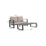 Sofa With Rectangular Coffee Table - Furniture Home Direct