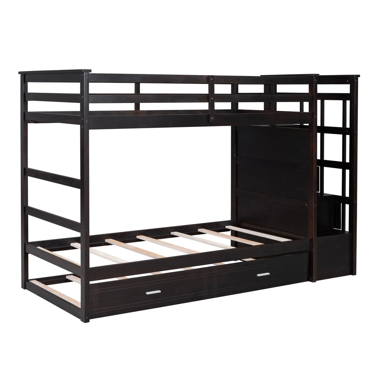 Bunk Bed With Trundle And Staircase - Furniture Home Direct