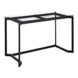 Masters - Modern Office Desk - Black / Clear - Furniture Home Direct