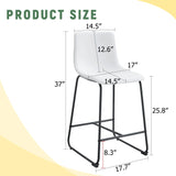 Retro Bar Chairs, Comfortable Stools (Set of 2) - Furniture Home Direct