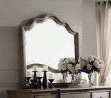 Baudouin - Weathered Mirror - Oak - Furniture Home Direct