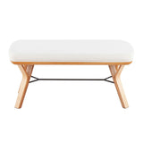 Folia - Mid Century / Modern Bench - Furniture Home Direct