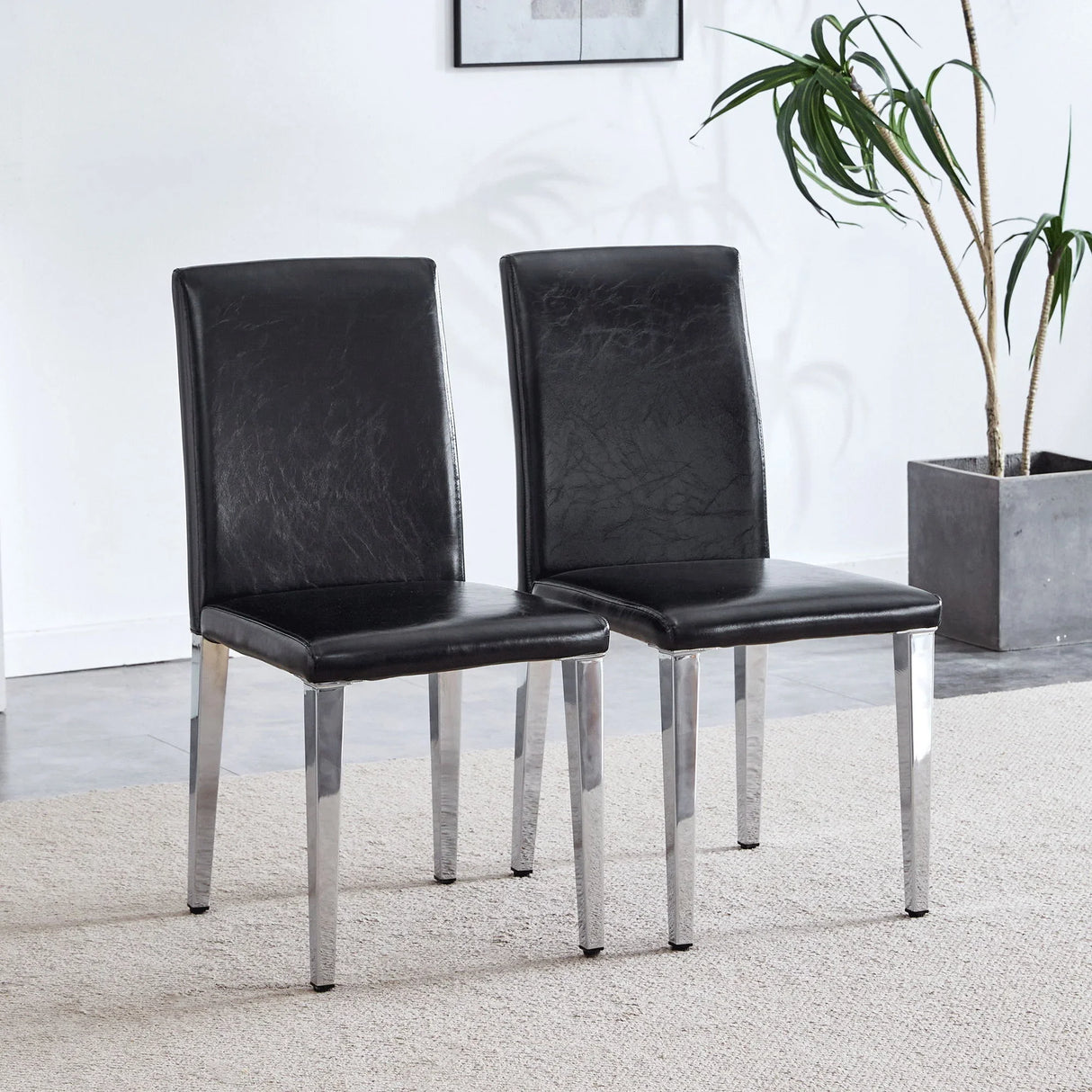 Elegant Upholstered Chairs & Metal Legs - Furniture Home Direct