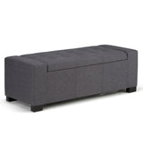 Laredo - Contemporary Large Storage Ottoman - Furniture Home Direct